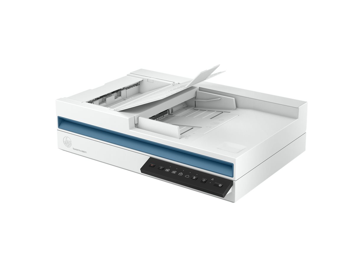 Scanner de Documentos HP Scanjet Pro 3600 f1 SIC A4 Duplex 30 ppm 600 ppp ADF 60 Folhas 3000 Varreduras/Dia USB 3.0