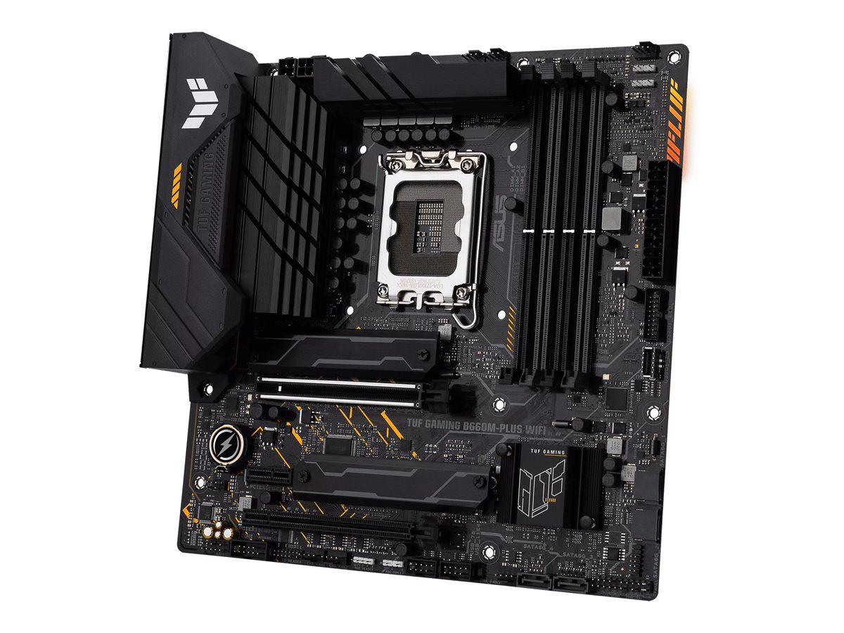 Motherboard ASUS TUF GAMING B660M-PLUS WIFI micro ATX LGA1700 B660 Wi-Fi 6 Bluetooth 2.5G LAN USB-C Gen 2x2 HD Audio 8 Canais