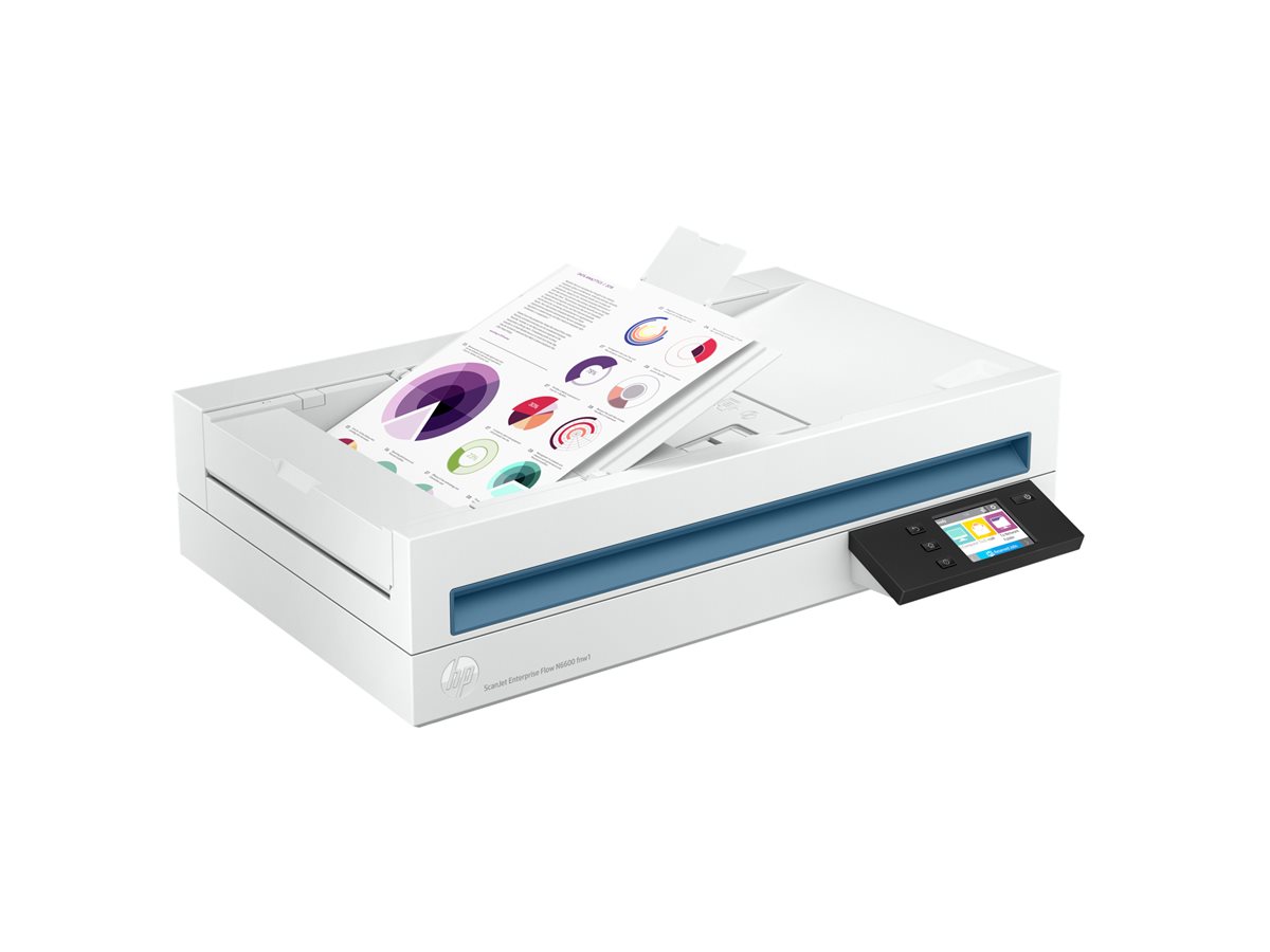 Scanner de Documentos HP ScanJet Enterprise Flow N6600 fnw1 Duplex ADF 100f A4/Legal 50 ppm 600 ppp 8000 Varreduras/Dia USB 3.0 Gigabit LAN Wi-Fi - Imagem 9