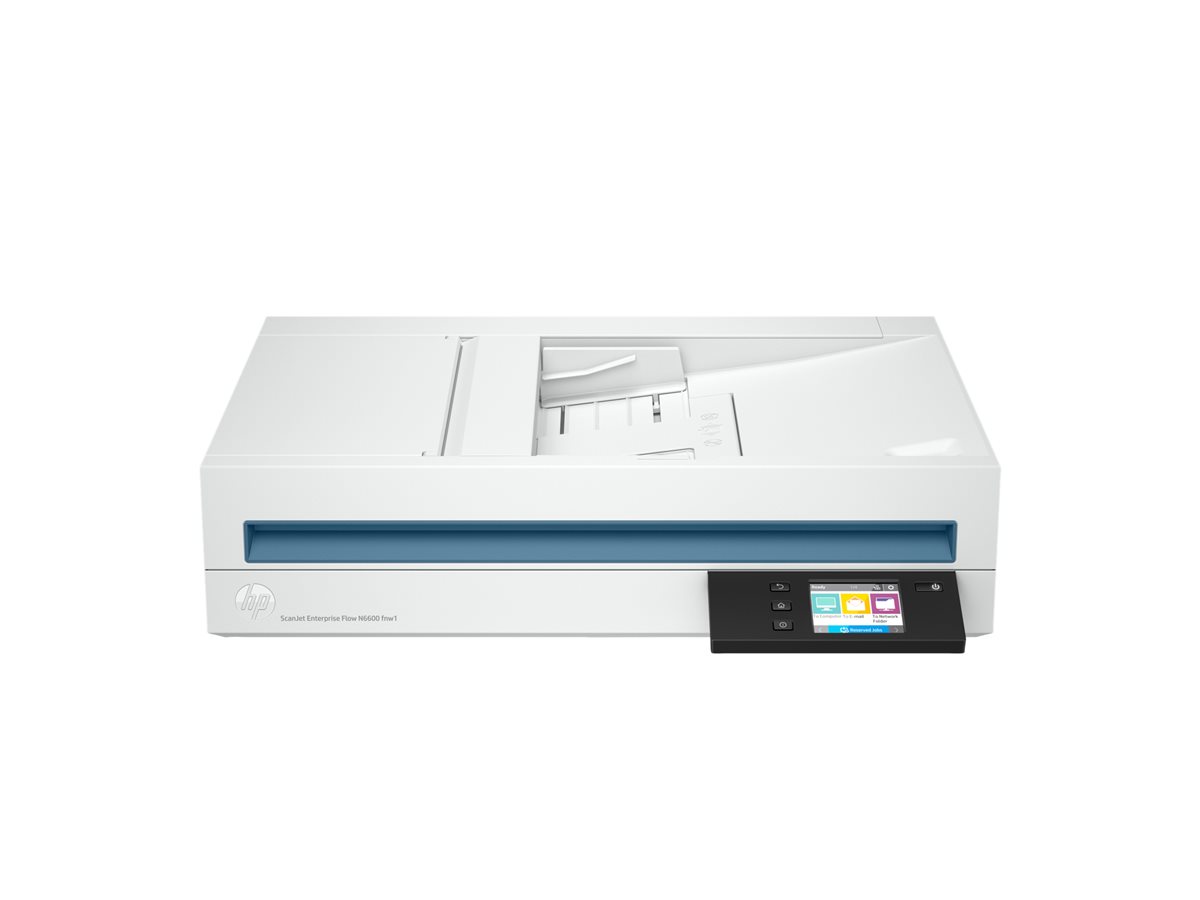 Scanner de Documentos HP ScanJet Enterprise Flow N6600 fnw1 Duplex ADF 100f A4/Legal 50 ppm 600 ppp 8000 Varreduras/Dia USB 3.0 Gigabit LAN Wi-Fi - Imagem 3