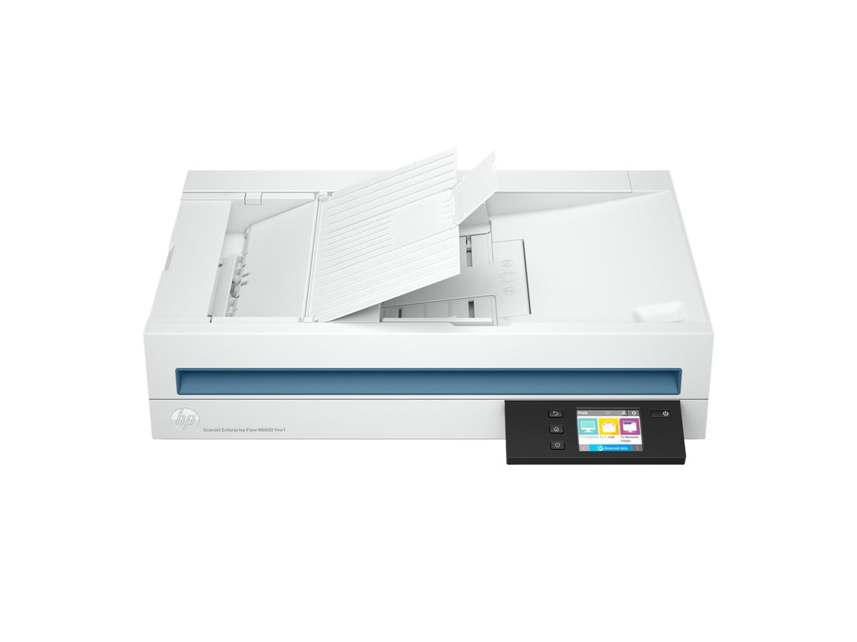 Scanner de Documentos HP ScanJet Enterprise Flow N6600 fnw1 Duplex ADF 100f A4/Legal 50 ppm 600 ppp 8000 Varreduras/Dia USB 3.0 Gigabit LAN Wi-Fi - Imagem 11