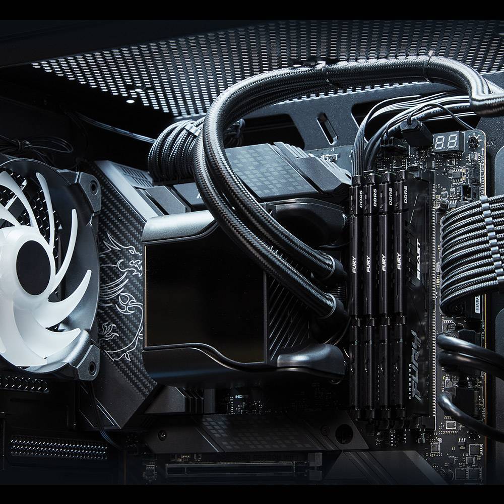 Memória RAM KINGSTON FURY Beast 8GB DDR5 5200MHz CL38 DIMM on-die ECC - Imagem 3