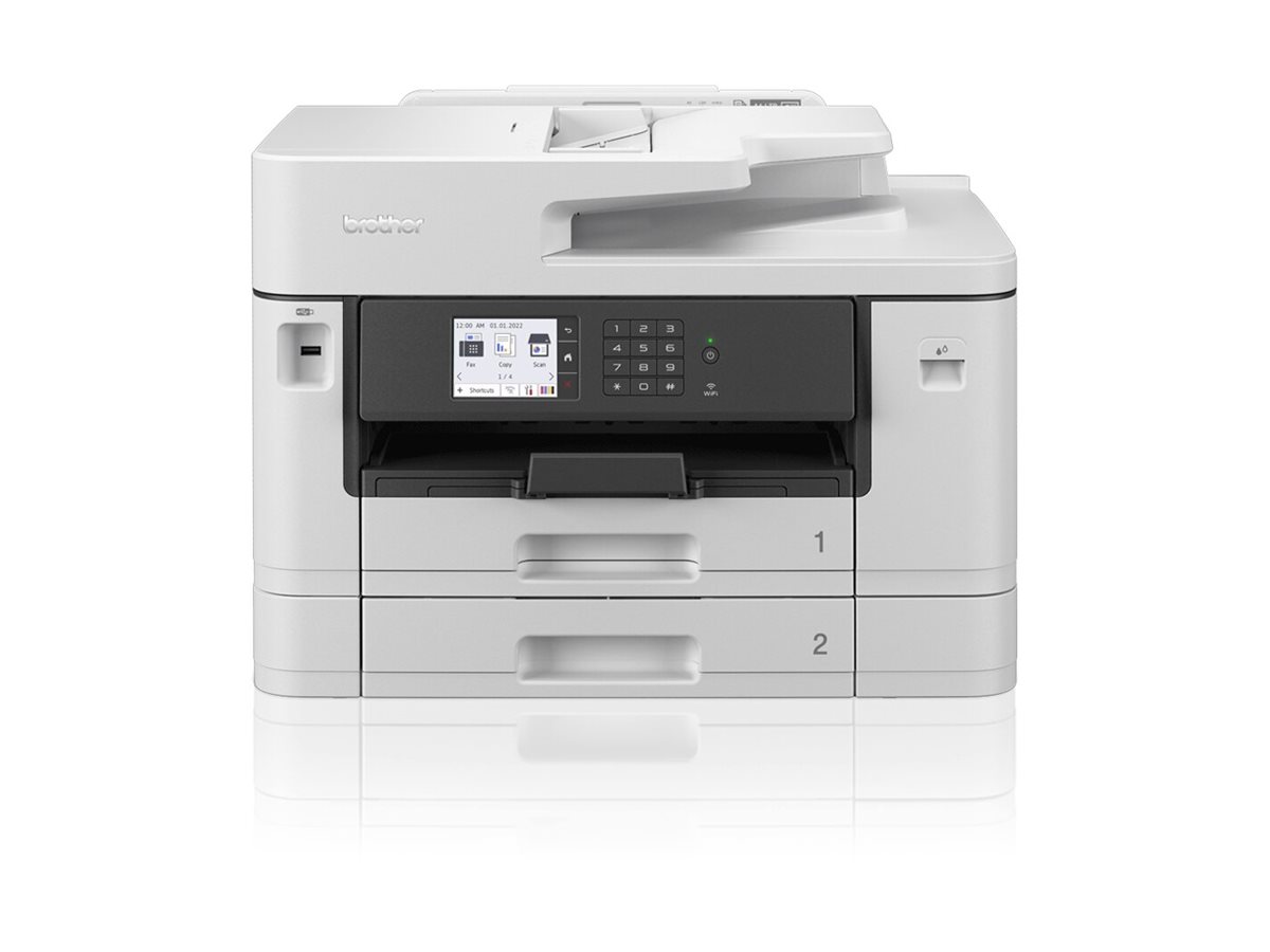 Brother MFC-J5740DW - Impressora multi-funções - a cores - jacto de tinta - A3 (media) - até 25 ppm (cópia) - até 28 ppm (impressão) - 600 folhas - 33.6 Kbps - USB 2.0, LAN, Wi-Fi(n), host USB - Imagem 2