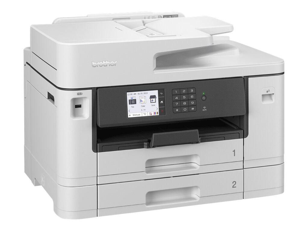 Brother MFC-J5740DW - Impressora multi-funções - a cores - jacto de tinta - A3 (media) - até 25 ppm (cópia) - até 28 ppm (impressão) - 600 folhas - 33.6 Kbps - USB 2.0, LAN, Wi-Fi(n), host USB
