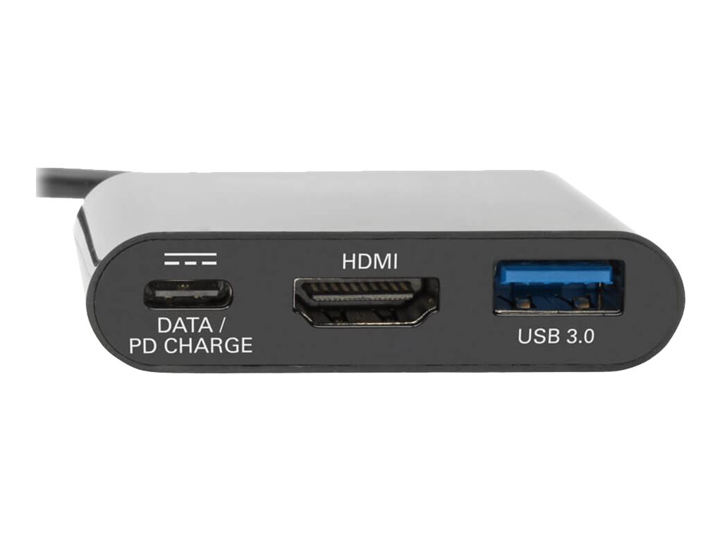 EATON TrippLite USB-C to HDMI 4K Adapter w/ USB-A Port and PD Charging,HDCP,Black - Imagem 4