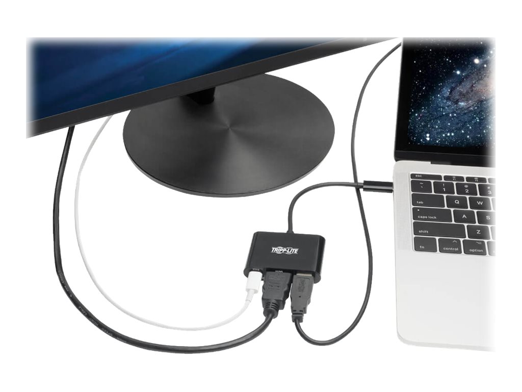 EATON TrippLite USB-C to HDMI 4K Adapter w/ USB-A Port and PD Charging,HDCP,Black - Imagem 7