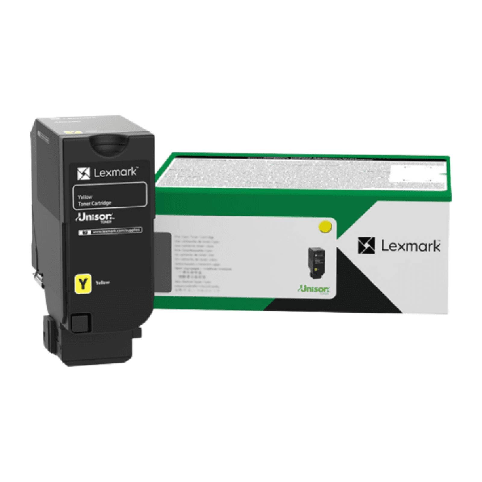 Cartucho de Toner Lexmark LCCP LRP Amarelo Original p/ CS730de CS735de CX730de CX735adse