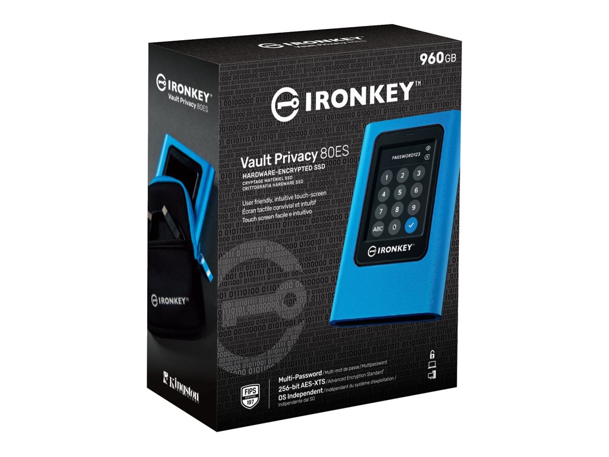 SSD Encriptado Kingston IronKey Vault Privacy 80 960 GB - Imagem 1