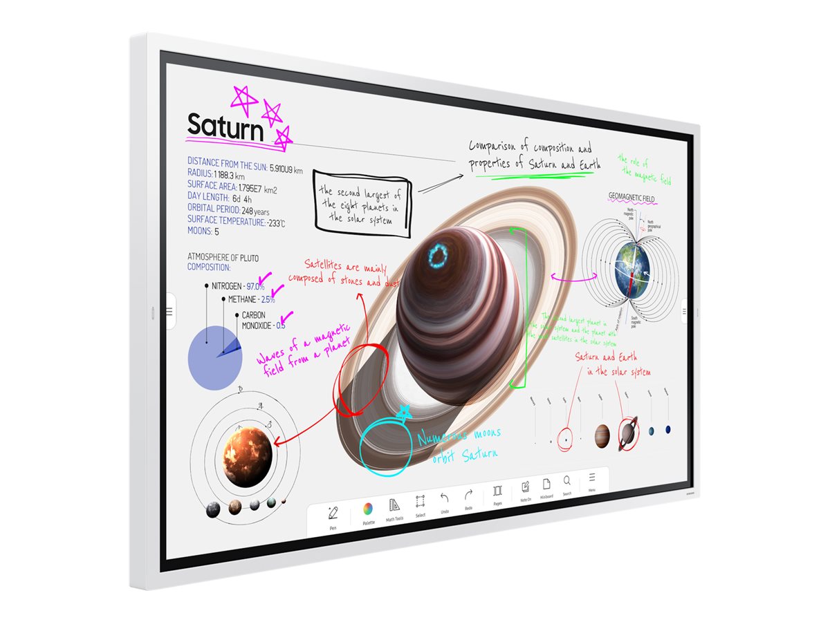 Ecrã Interativo Samsung Flip Pro WM65B 65" Tátil 4K Cinzento Branco - Imagem 3