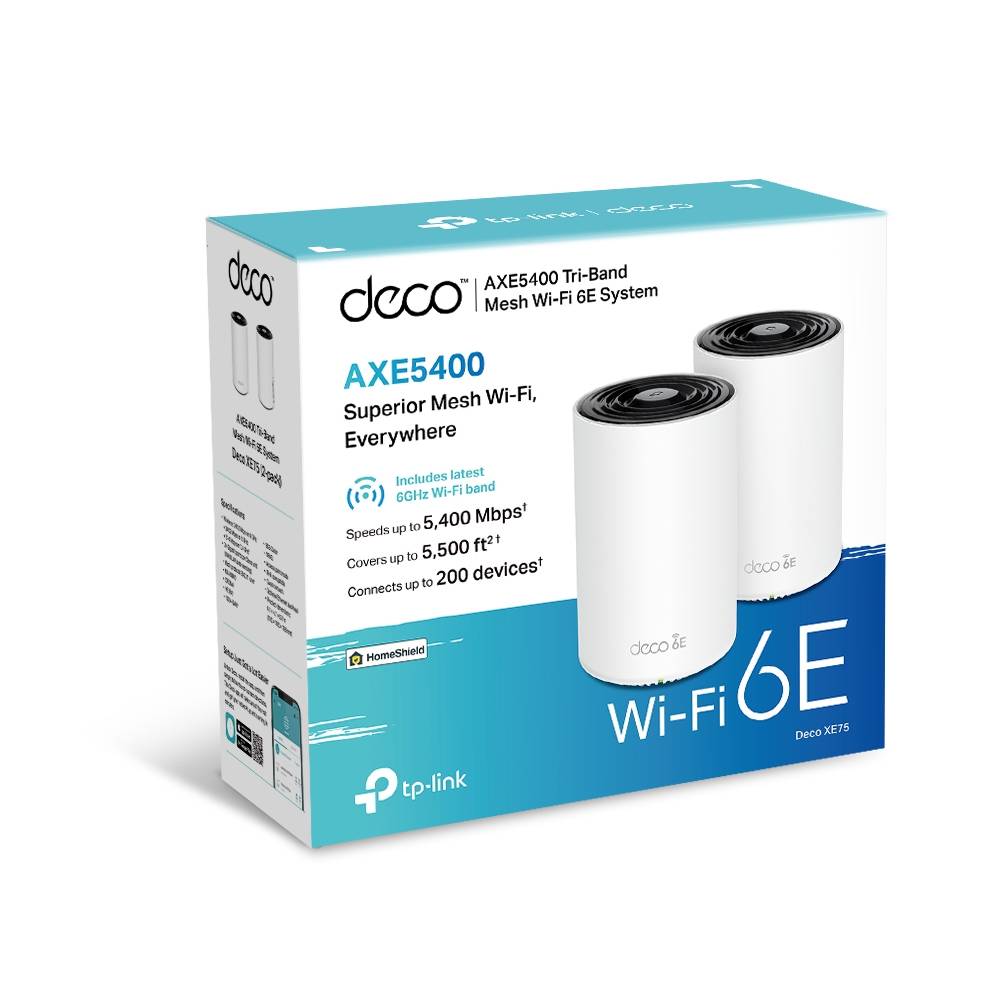 Sistema Mesh Wi-Fi TP-Link Deco XE75 Kit 2 Wi-Fi 6E Tri-Banda - Imagem 5
