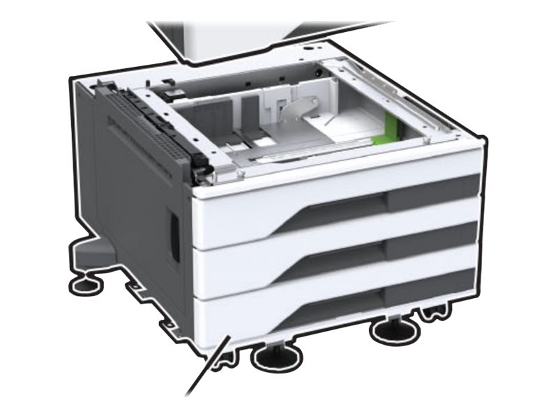 Bandeja Alimentadora Lexmark 1560 Folhas 3 Bandejas - Imagem 1