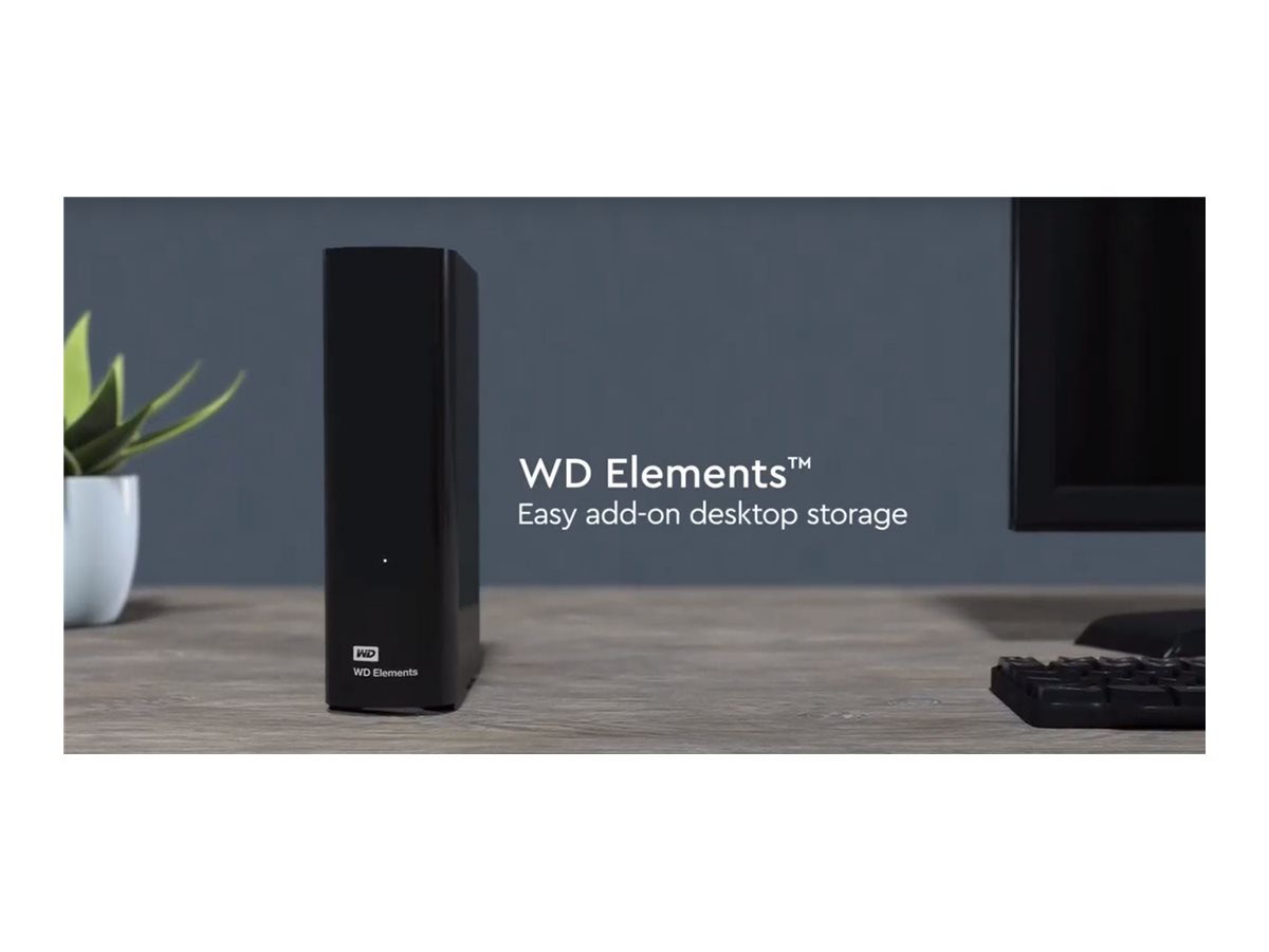 Disco Rígido Externo WD Elements Desktop 20 TB Preto - Imagem 8