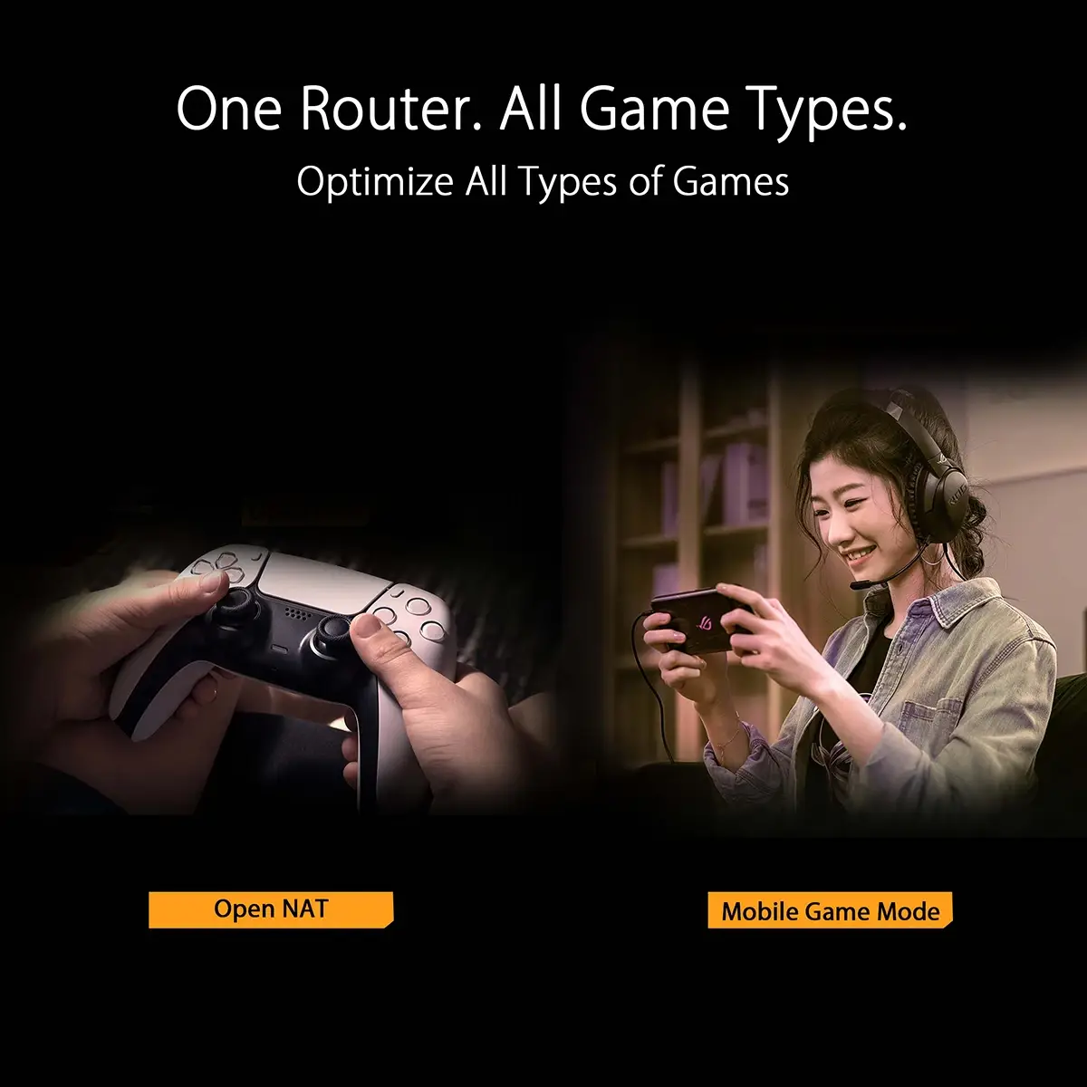 ASUS TUF Gaming AX3000 V2 Dual Band WiFi 6 Router WiFi 6 802.11ax 2.5Gbps port Mobile Game Mode Lifetime Free Internet Security - Imagem 3