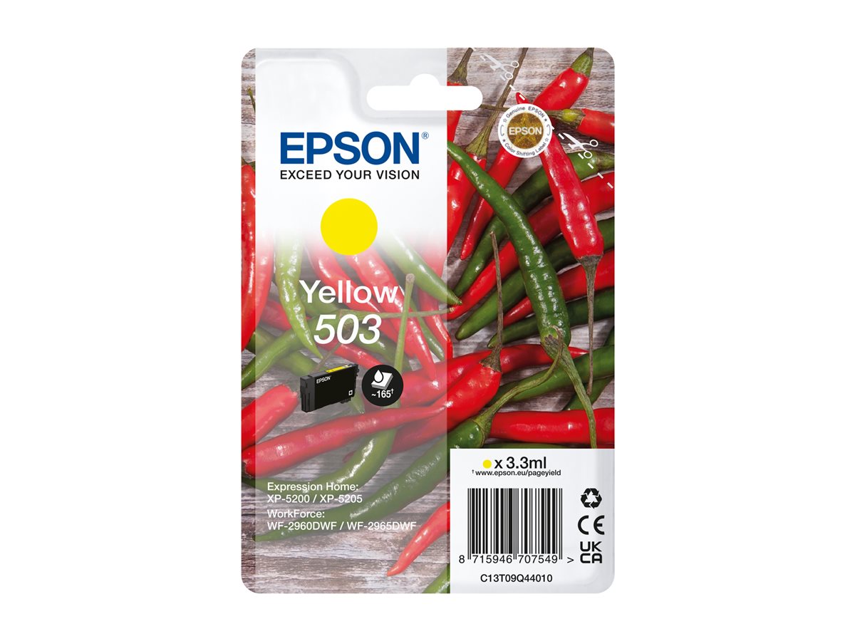 Tinteiro Epson 503 Amarelo 3.3ml Original - Imagem 2