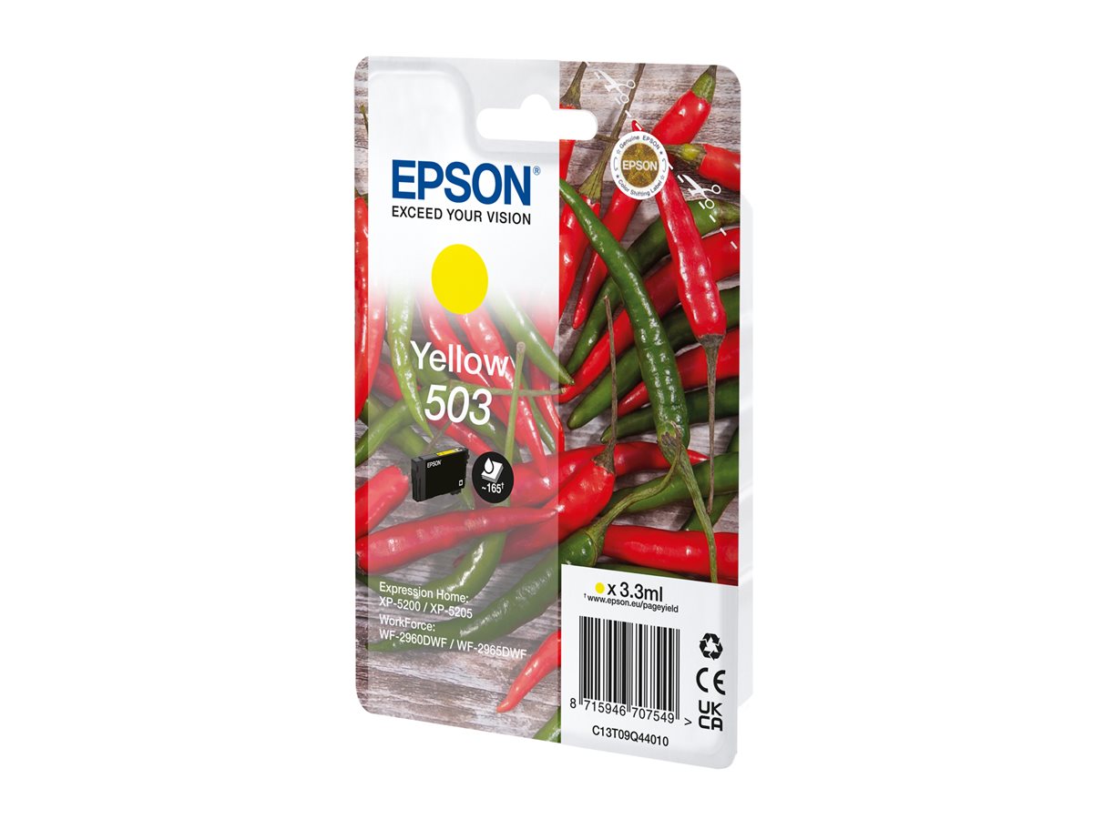 Tinteiro Epson 503 Amarelo Original 3.3ml - Imagem 2