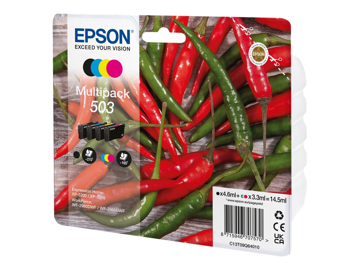 Tinteiro Epson 503 Multipack Original 4 Cores - Imagem 2