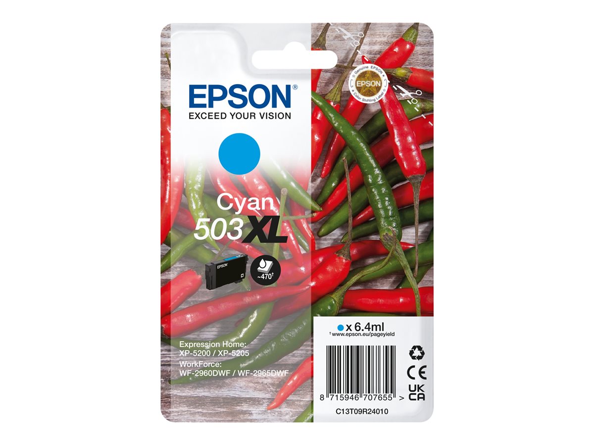 Tinteiro Epson 503XL Ciano 6.4 ml Original