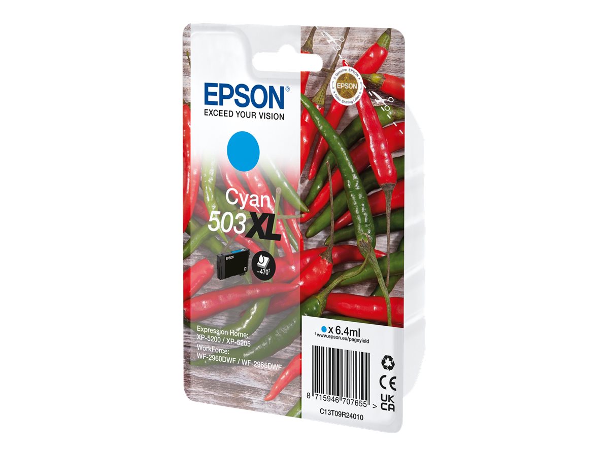 Tinteiro Epson 503XL Ciano 6.4 ml Original - Imagem 2
