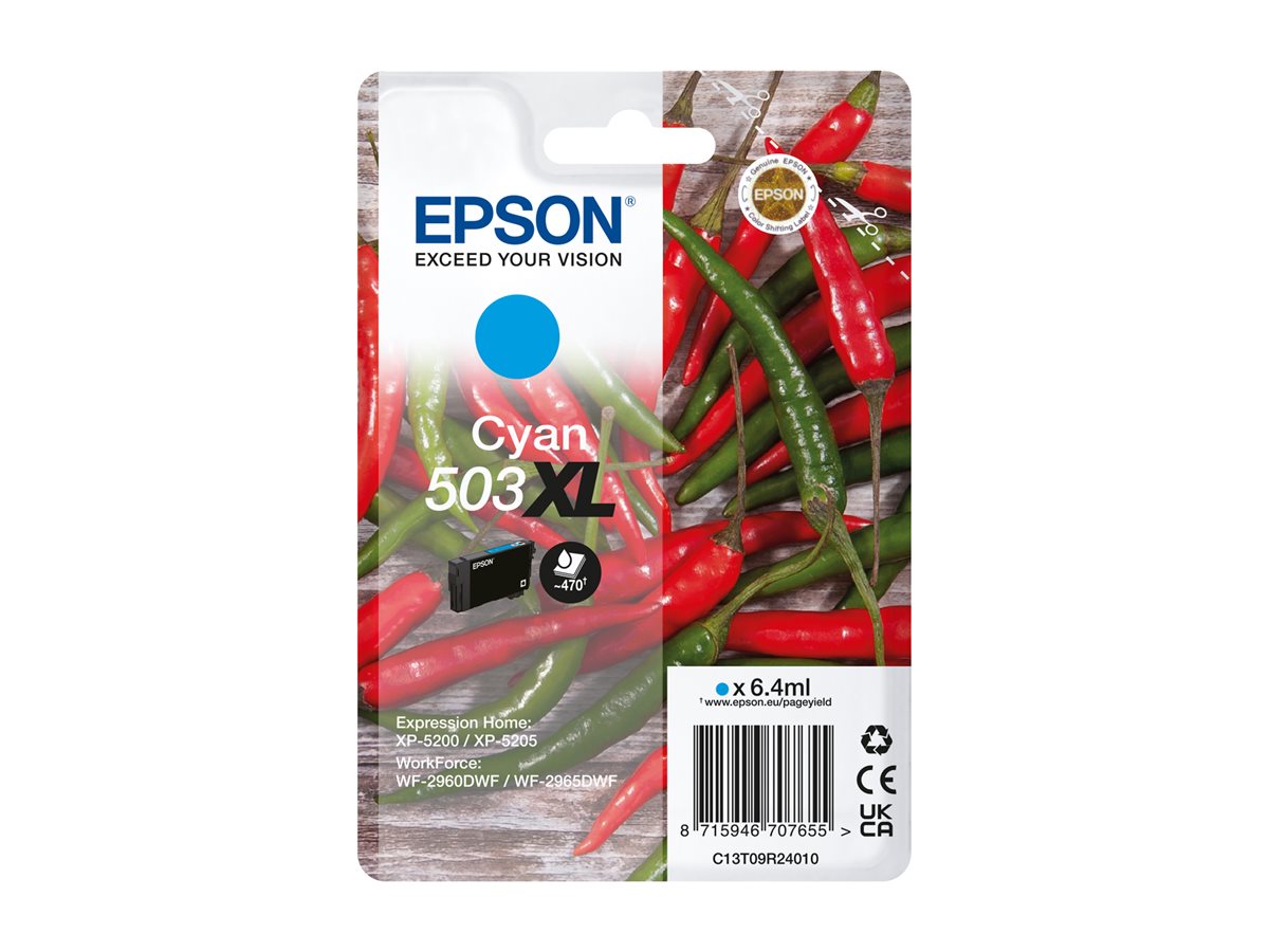 Tinteiro Epson 503XL Azul Cyan XL Original