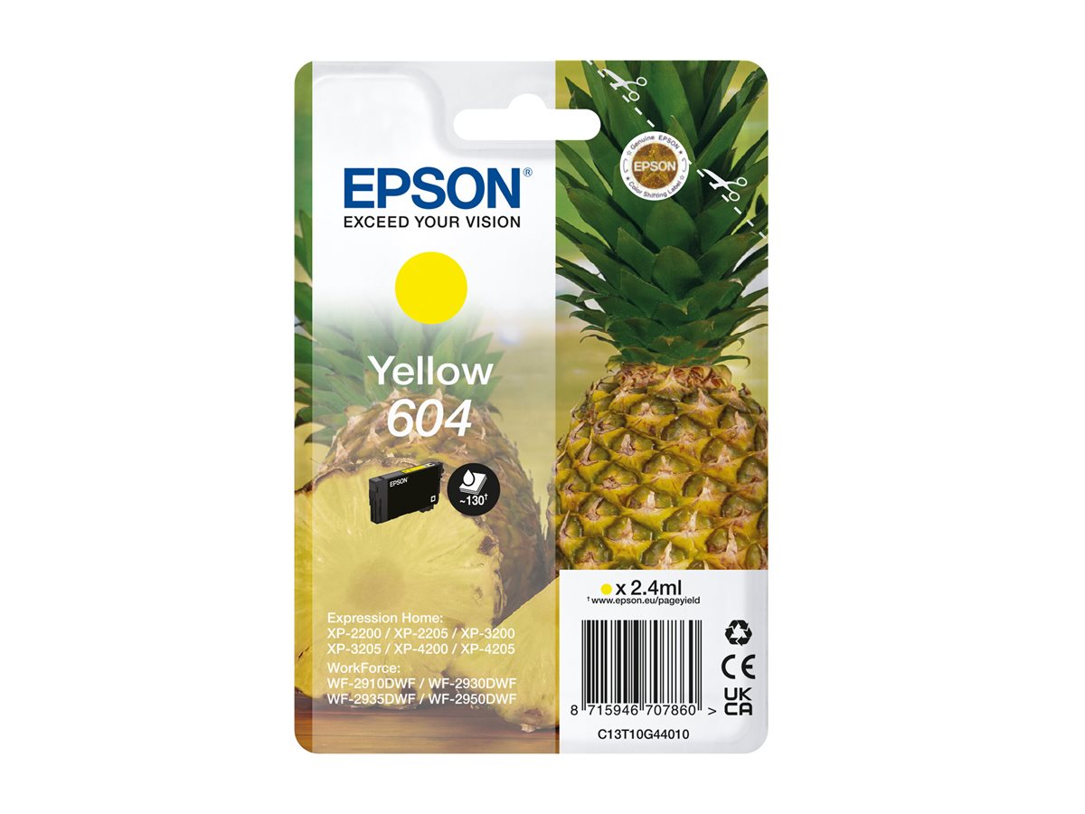 Tinteiro Epson 604 Amarelo