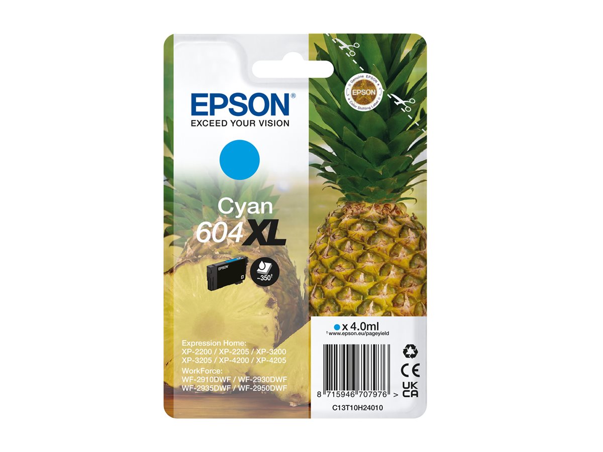 Tinteiro Epson 604XL Azul Cyan Original - Imagem 2