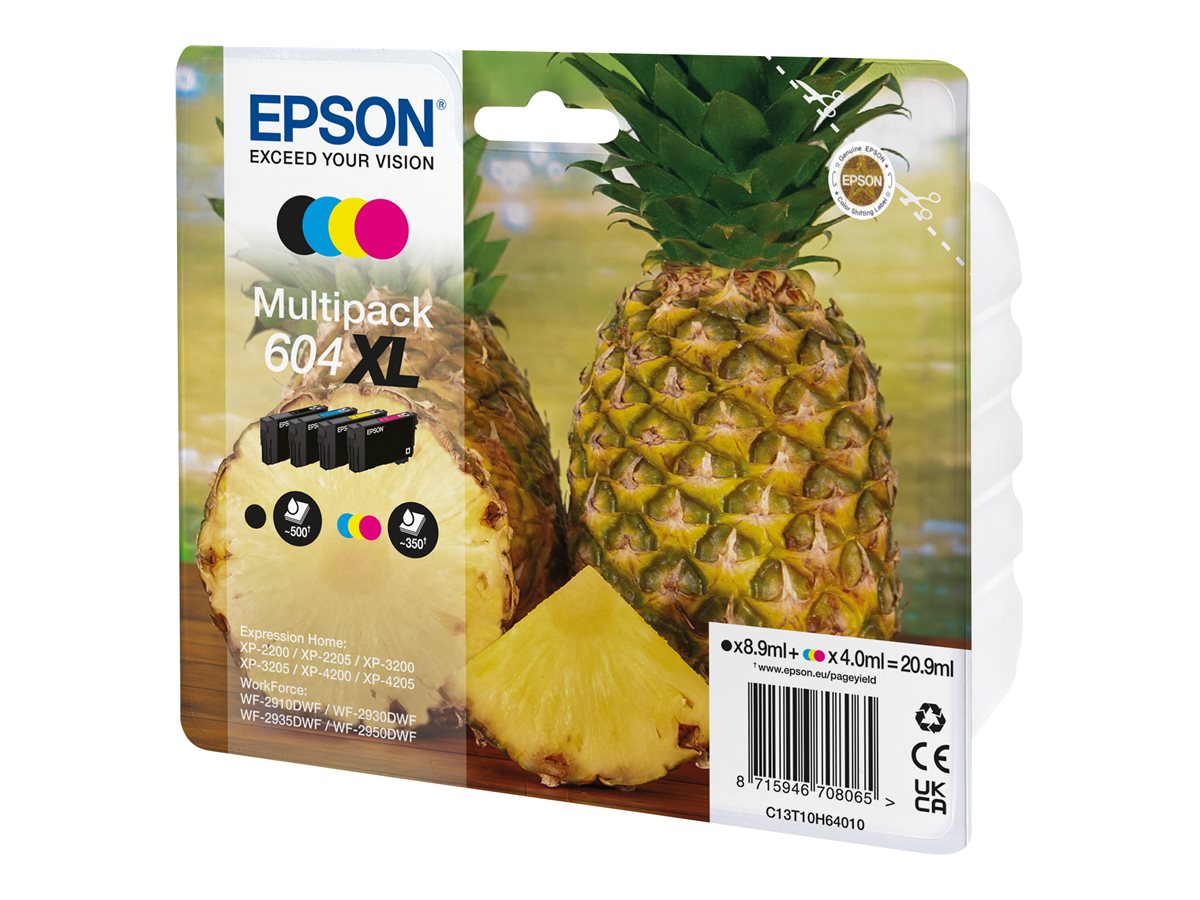 Tinteiro Epson 604XL Multipack Cores Pack 4 Original - Imagem 2