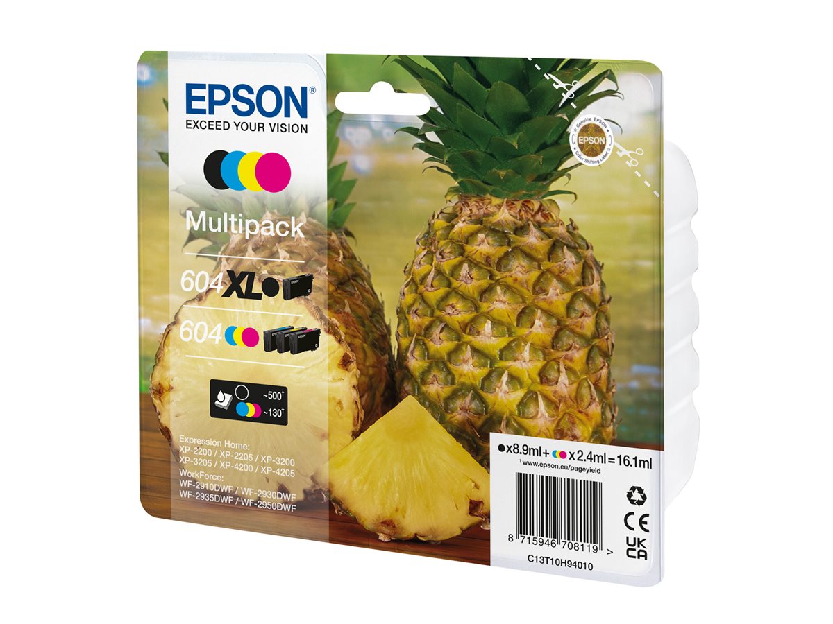 Tinteiros Epson 604XL/604 Multipack 4 Cores - Imagem 2