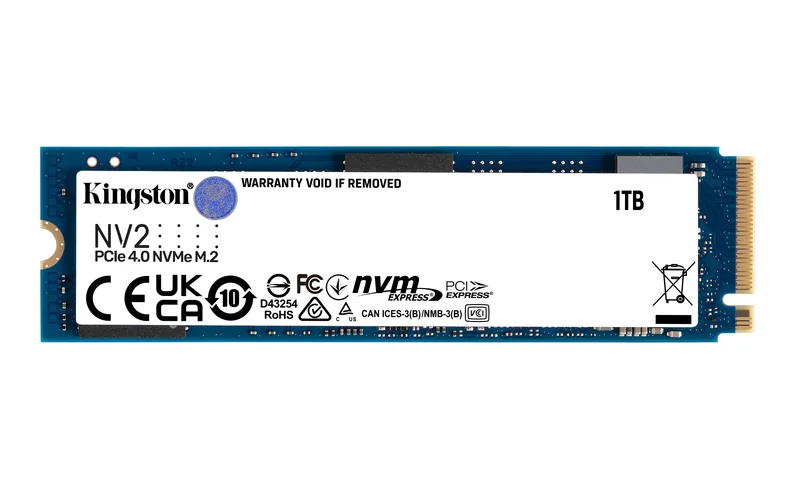 SSD Interno Kingston NV2 1TB M.2 2280 NVMe PCIe 4.0 3500MB/s - Imagem 1