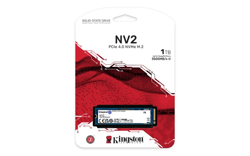 SSD Interno Kingston NV2 1TB M.2 2280 NVMe PCIe 4.0 3500MB/s - Imagem 4
