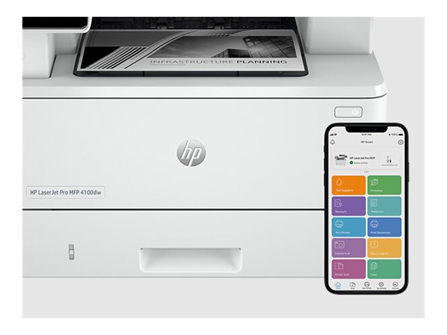 Impressora Multifunções HP LaserJet Pro 4102fdn P&B Laser A4 LAN - Imagem 6