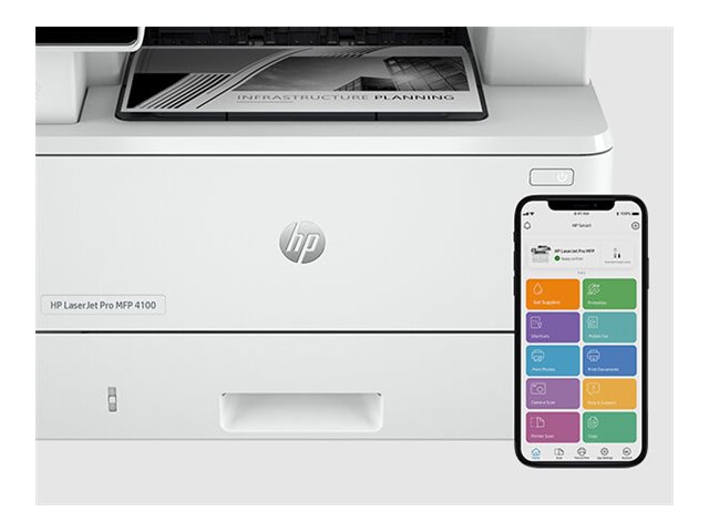 Impressora Multifunções HP LaserJet Pro 4102fdn P&B Laser A4 LAN - Imagem 10