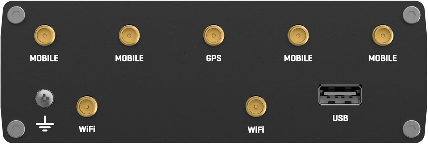 Router Teltonika RUTX50 5G Dual SIM Wi-Fi 5 Dual Band 4 Portas Gigabit Ethernet Trilho DIN - Imagem 4