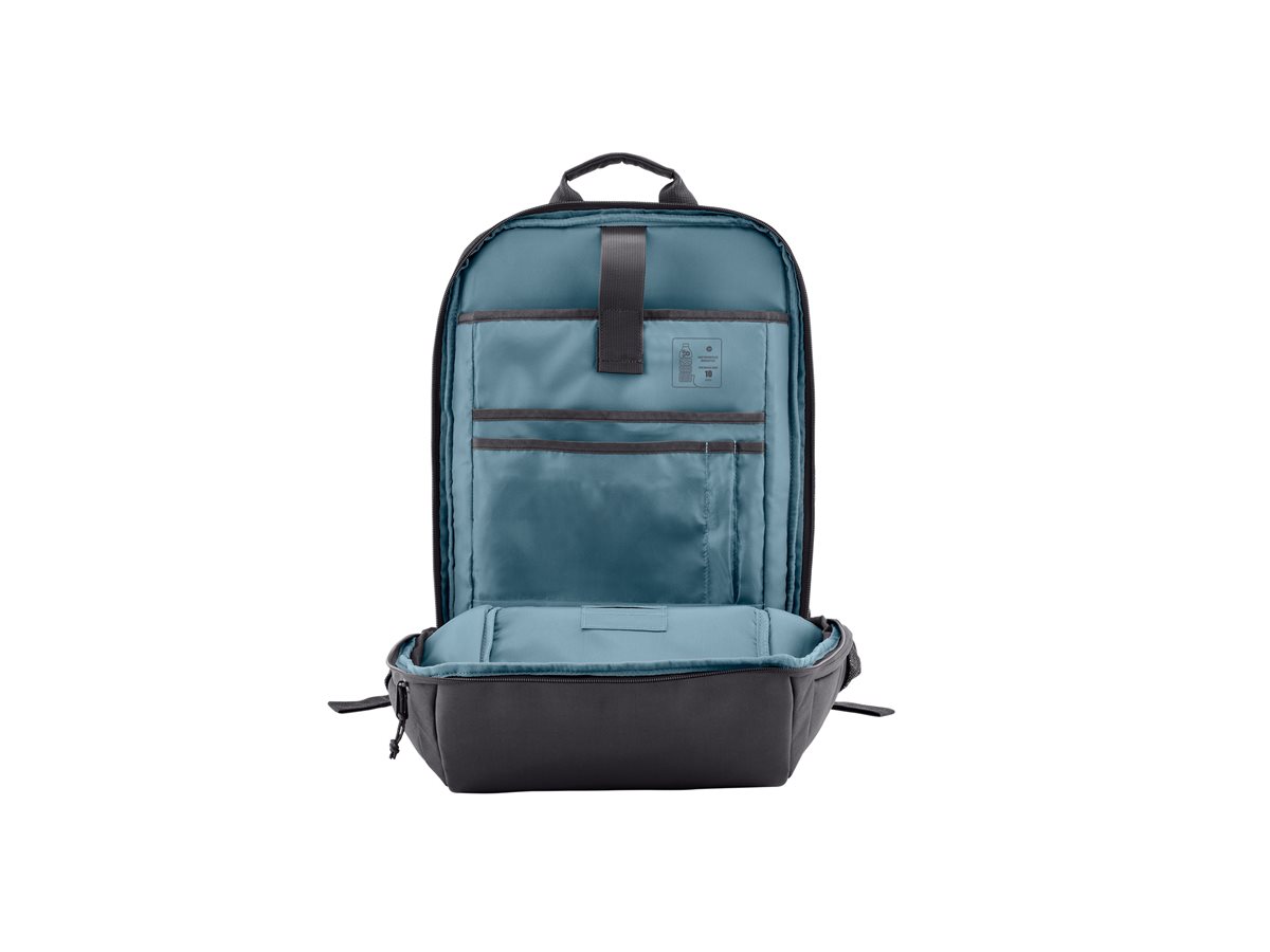 Mochila para Portátil HP Travel 18L 15.6" Cinza Ferro em Poliéster Reciclado Resistente à Água - Imagem 3