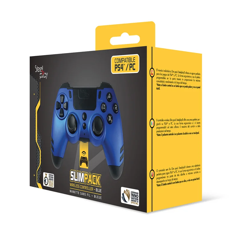 Comando Wireless PIXMINDS Slim Pack para PS4 / PS3 / PC Preto - Imagem 3