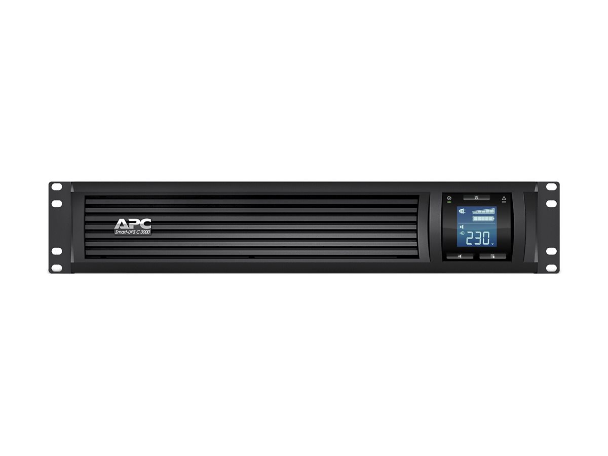 UPS APC Smart-UPS C 3000VA 2100W LCD Rack 2U USB 9 Saídas Preto - Imagem 1