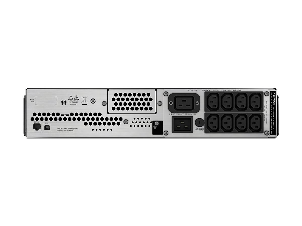 UPS APC Smart-UPS C 3000VA 2100W LCD Rack 2U USB 9 Saídas Preto - Imagem 4