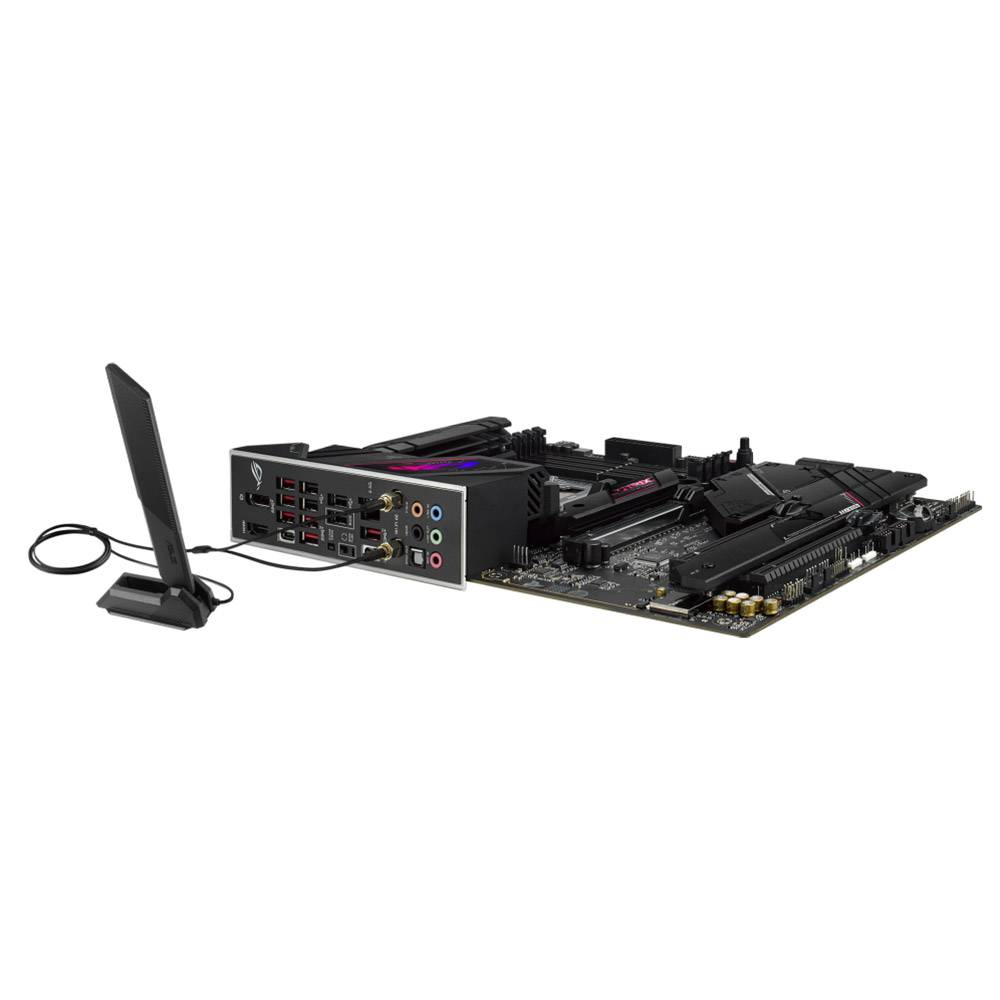 ASUS ROG Strix B650E-E Gaming WiFi - Placa-mãe - ATX - Socket AM5 - AMD B650 Chipset - USB-C 3.2 Gen 2x2, USB-C 3.2 Gen2, USB 3.2 Gen 2, USB 3.2 Gen 1 - 2.5 Gigabit LAN, Wi-Fi 6, Bluetooth - gráfico integrado (necessário CPU) - HD Audio (8-canais) - Imagem 8