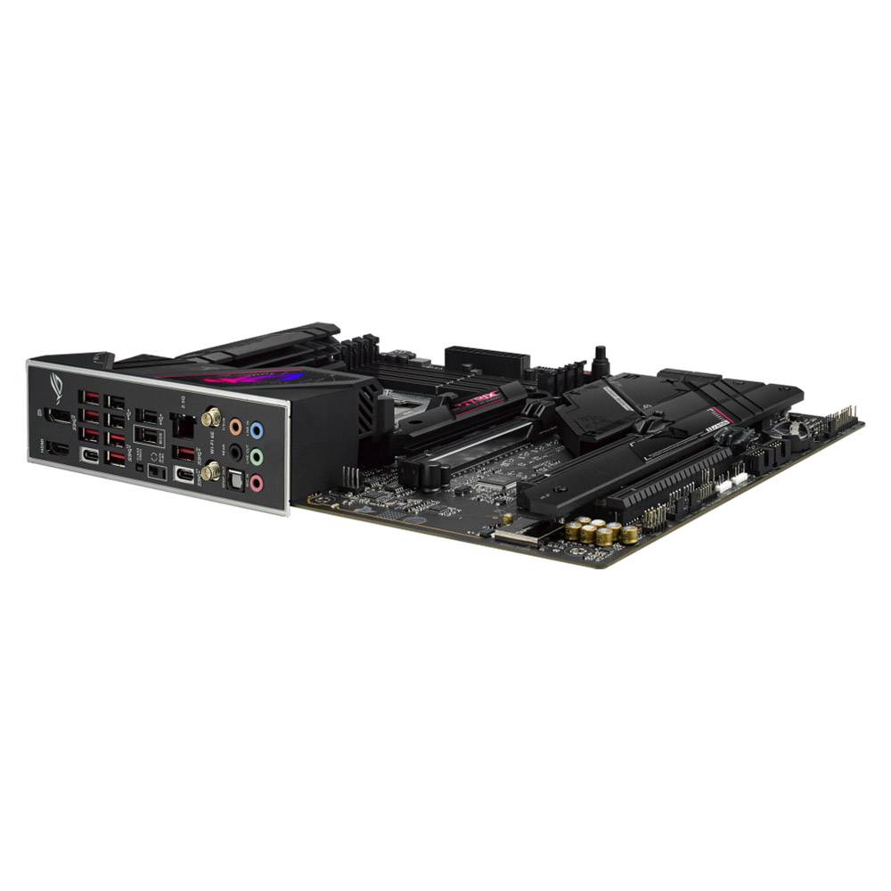 ASUS ROG Strix B650E-E Gaming WiFi - Placa-mãe - ATX - Socket AM5 - AMD B650 Chipset - USB-C 3.2 Gen 2x2, USB-C 3.2 Gen2, USB 3.2 Gen 2, USB 3.2 Gen 1 - 2.5 Gigabit LAN, Wi-Fi 6, Bluetooth - gráfico integrado (necessário CPU) - HD Audio (8-canais) - Imagem 7