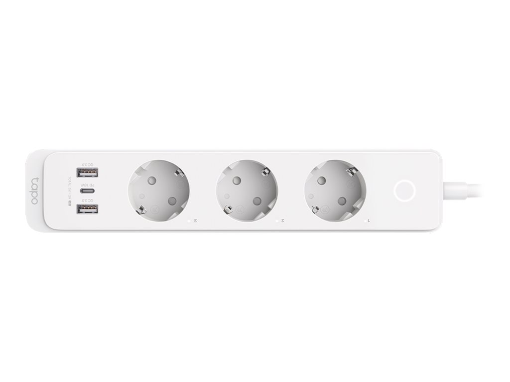 Régua Inteligente Tapo P300 Wi-Fi 3 Tomadas e 3 Portas USB