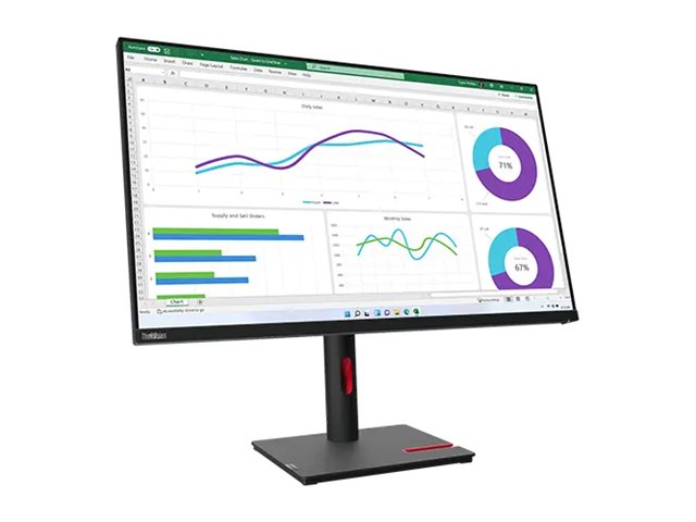 Monitor Lenovo ThinkVision T32h-30 31.5" WQHD IPS Preto - Imagem 6