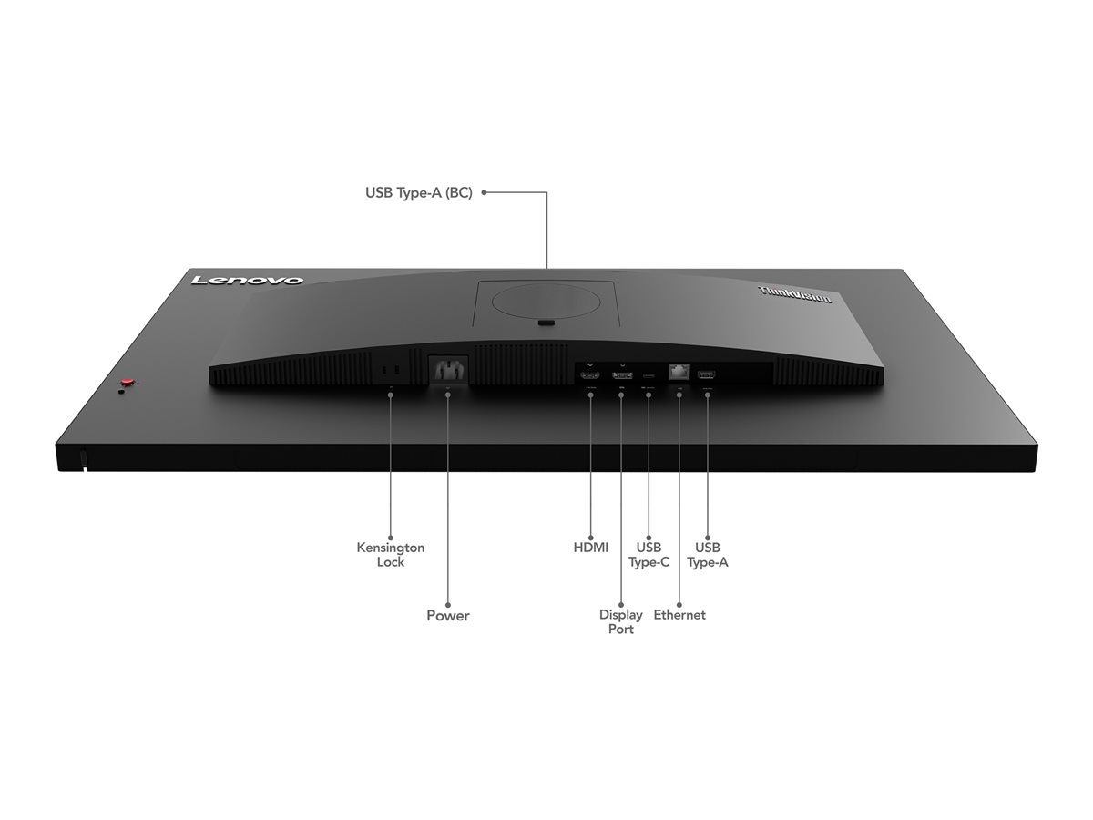 Monitor Lenovo ThinkVision T32h-30 31.5" WQHD IPS Preto - Imagem 9