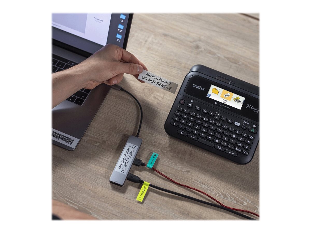 Etiquetadora Brother P-Touch PT-D610BTVP Bluetooth 24mm Preto - Imagem 4