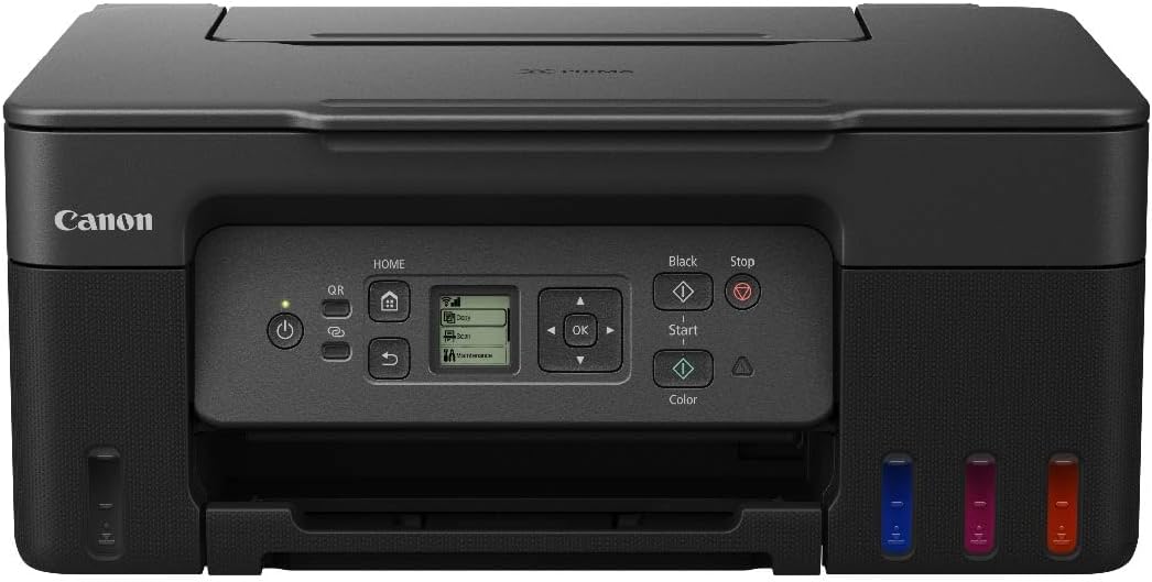 Canon PIXMA G3570 - Impressora multi-funções - a cores - jacto de tinta - recarregável - Legal (216 x 356 mm) (original) - A4/Legal (media) - até 11 ipm (impressão) - 100 folhas - USB 2.0, Wi-Fi(ac) - preto