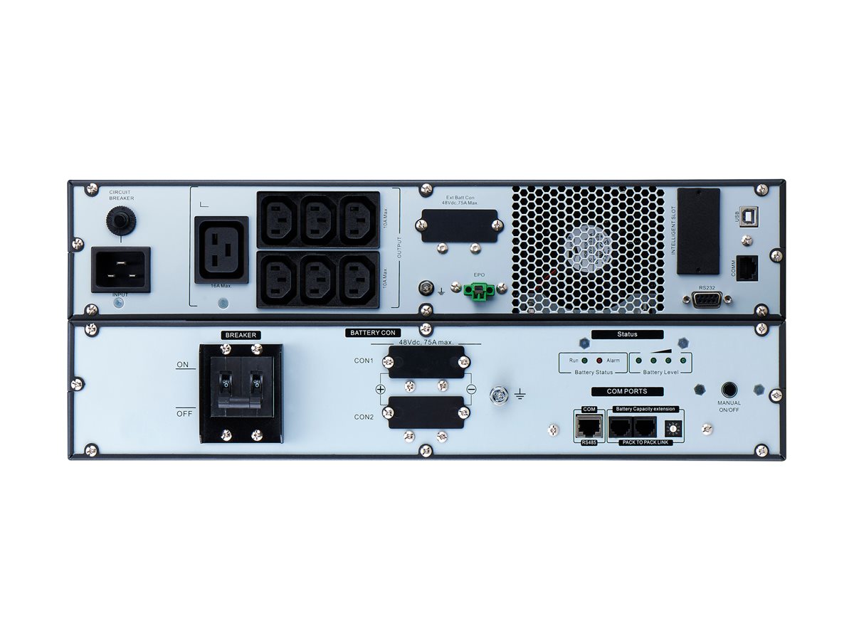 UPS APC Easy On-Line 3000VA Lítio-Ião Rack 4U Preto/Prata - Imagem 3