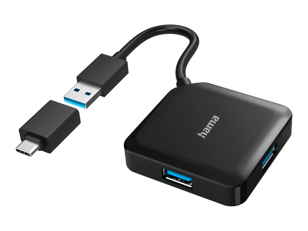 Hub Hama Desktop 4 Portas USB 3.2 Gen 1 - Imagem 1