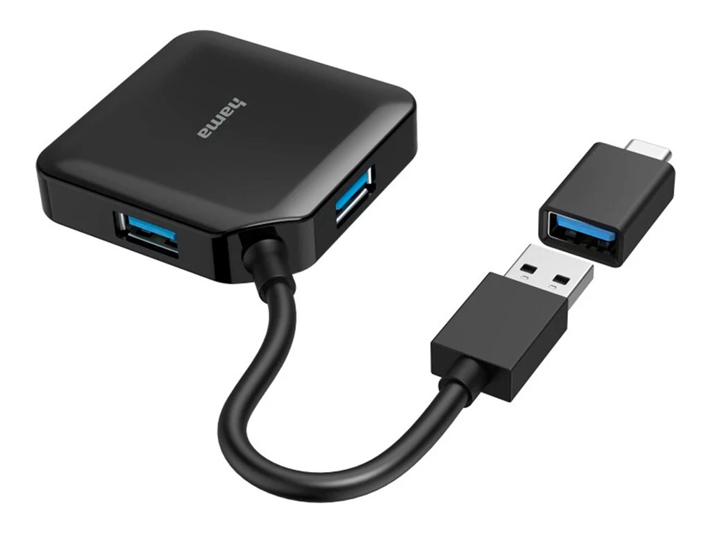 Hub Hama Desktop 4 Portas USB 3.2 Gen 1 - Imagem 3