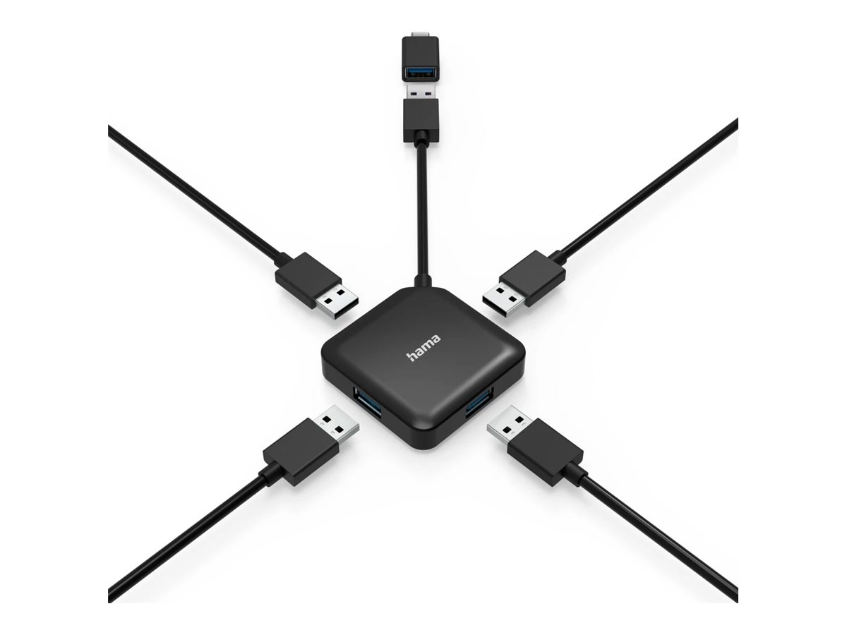 Hub Hama Desktop 4 Portas USB 3.2 Gen 1 - Imagem 4