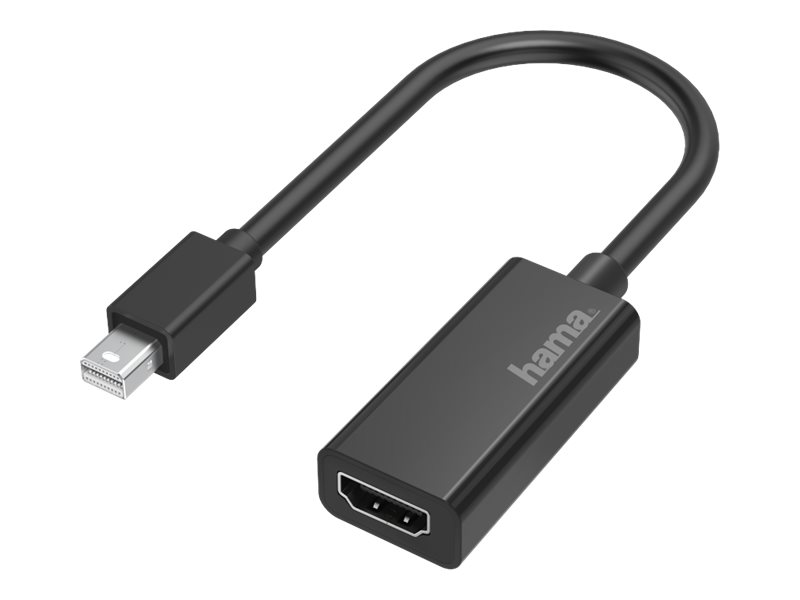 Adaptador Hama Mini DP para HDMI 4K Preto