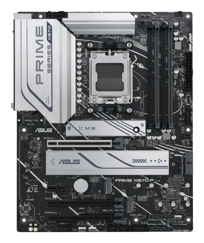 Motherboard ASUS PRIME X670-P AMD X670 Socket AM5 ATX - Imagem 2