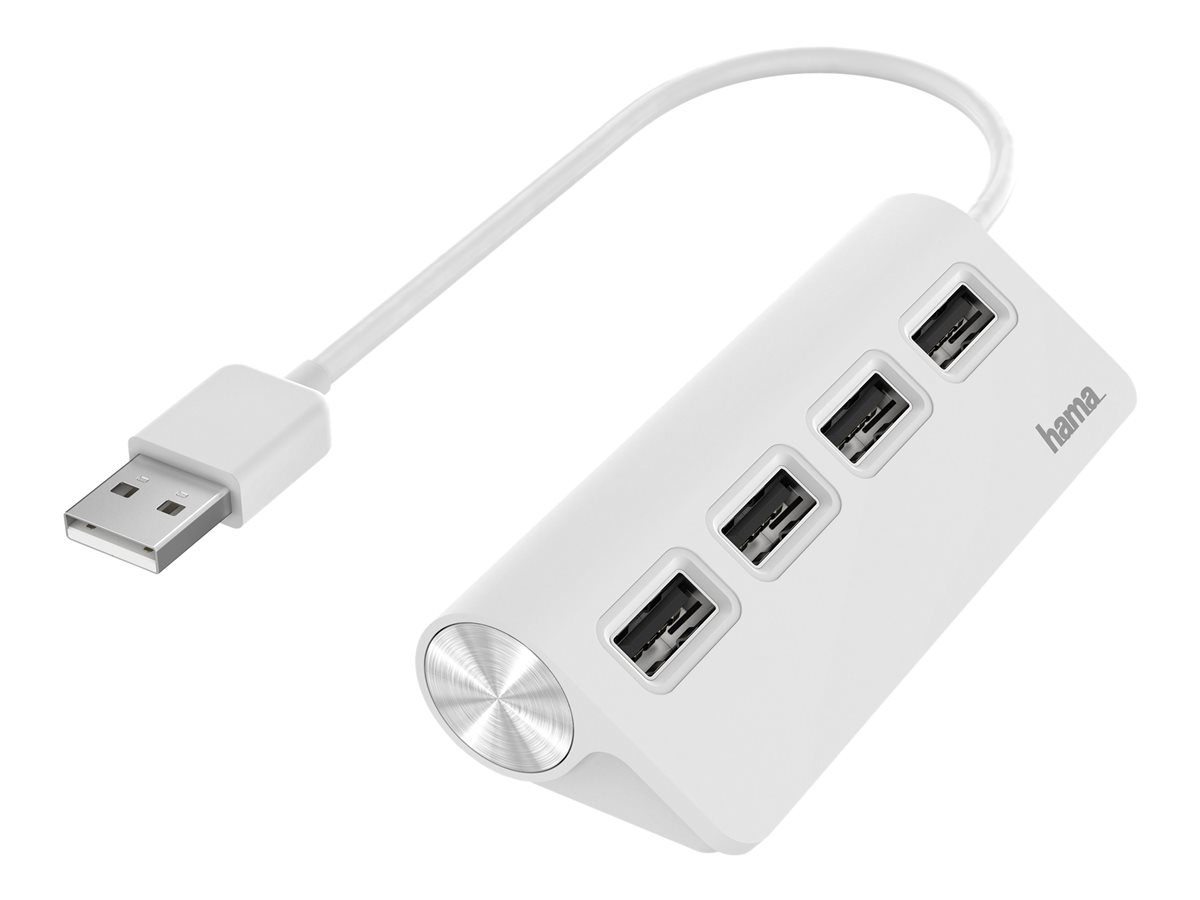 Hub USB Hama 4 Portas USB 2.0 Desktop